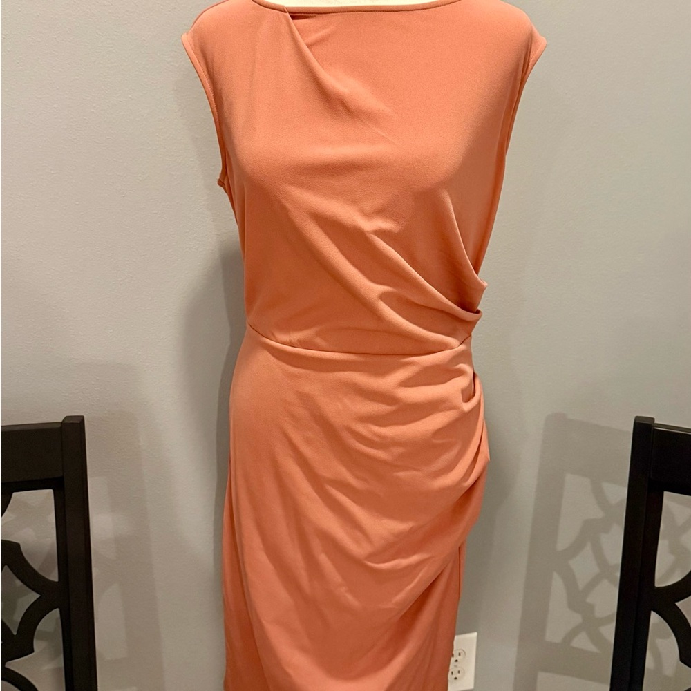 Miusol Elegant Peach Sleeveless Dress size L 8-10